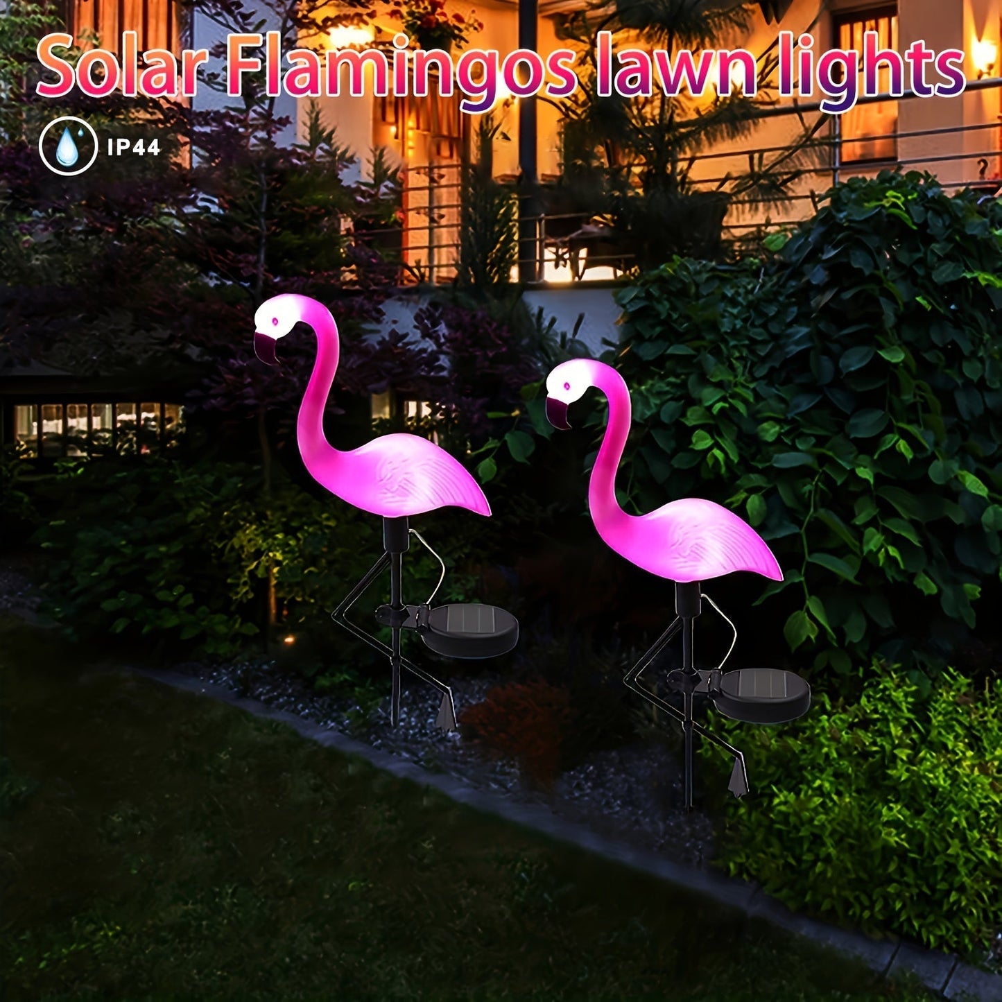 SolarFlamingo Light - Élégante lampe de jardin flamant rose à énergie solaire