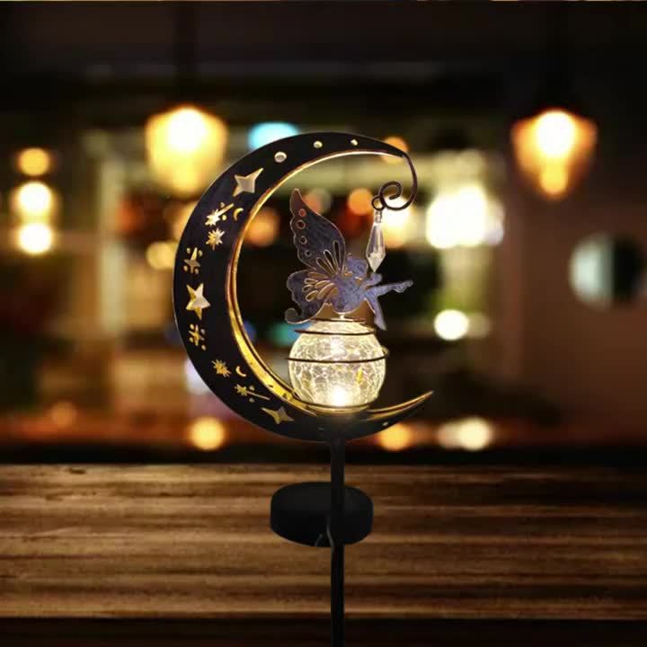 MoonGlow – Lampe de jardin magique avec Soleil et Lune