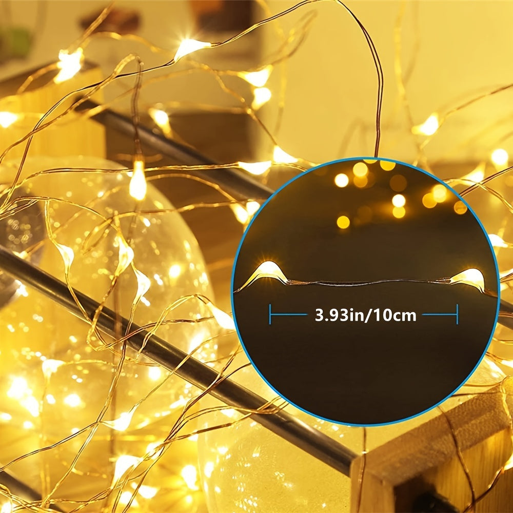 TwinkleWire - Guirlande lumineuse LED USB en fil de cuivre