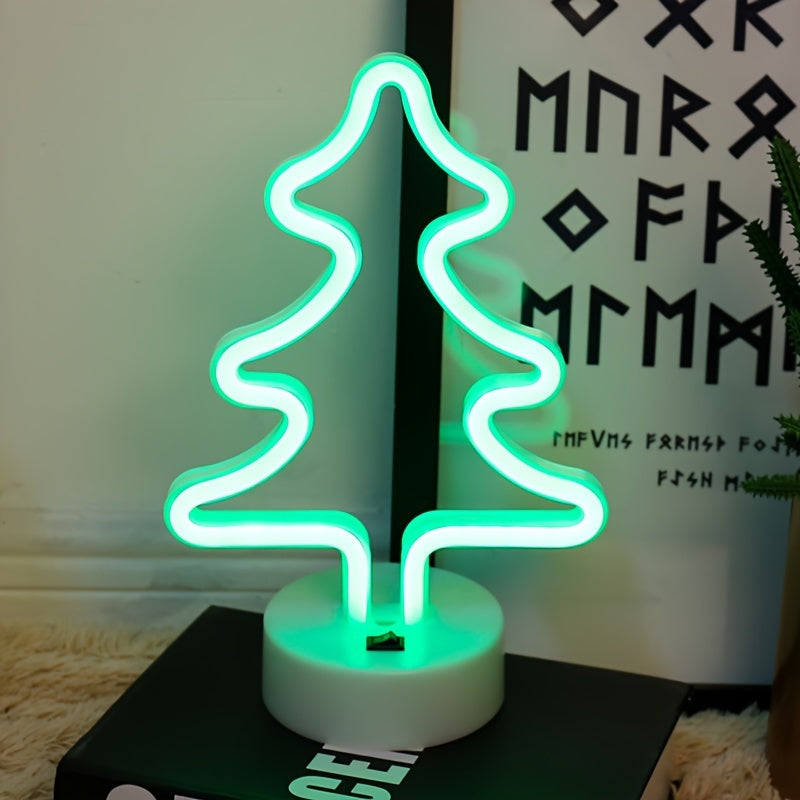 FestiveGlow - Éclairage de sapin de Noël LED néon