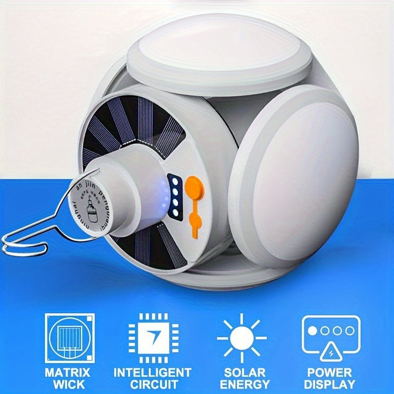SolarFold Lampe - Lampe de camping LED rechargeable portable