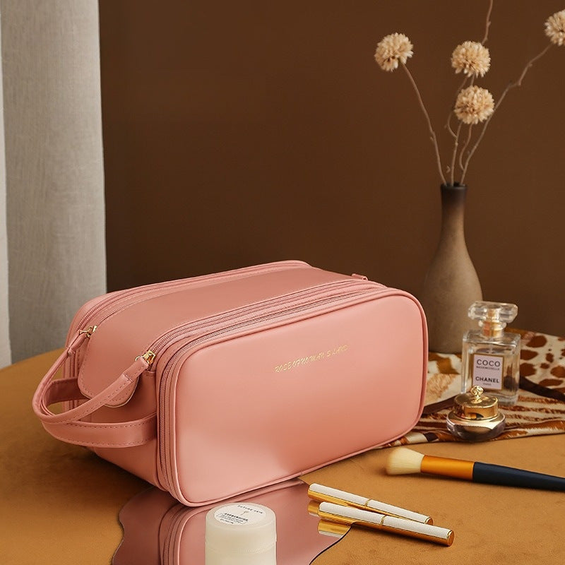Baglia Cosmétique - Trousse de Maquillage Design à 3 Couches avec Fermeture Éclair Double et Grande Capacité