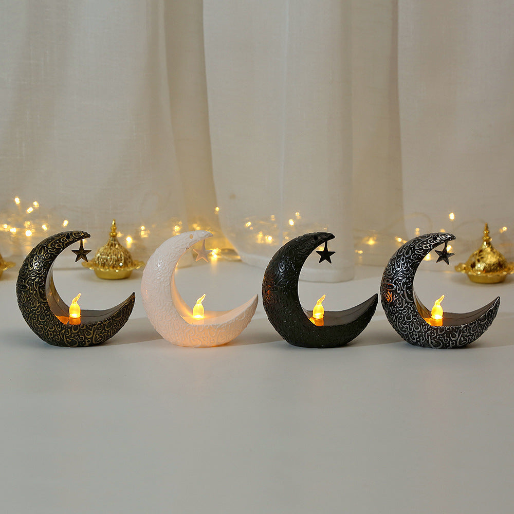 Floroux - Charmante bougie arabe lampe lune
