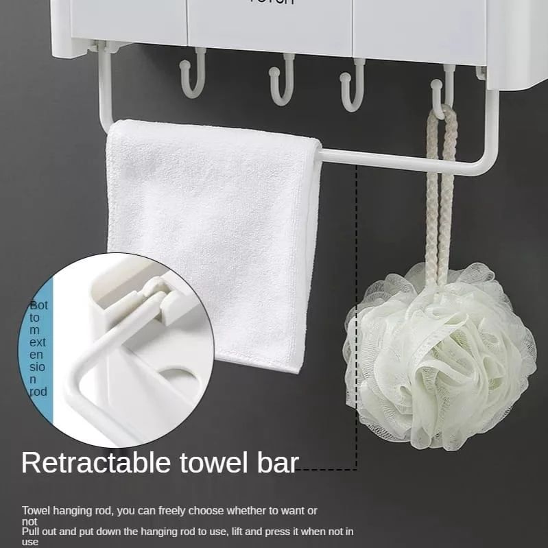 Organisateur de salle de bain avec 3 tiroirs