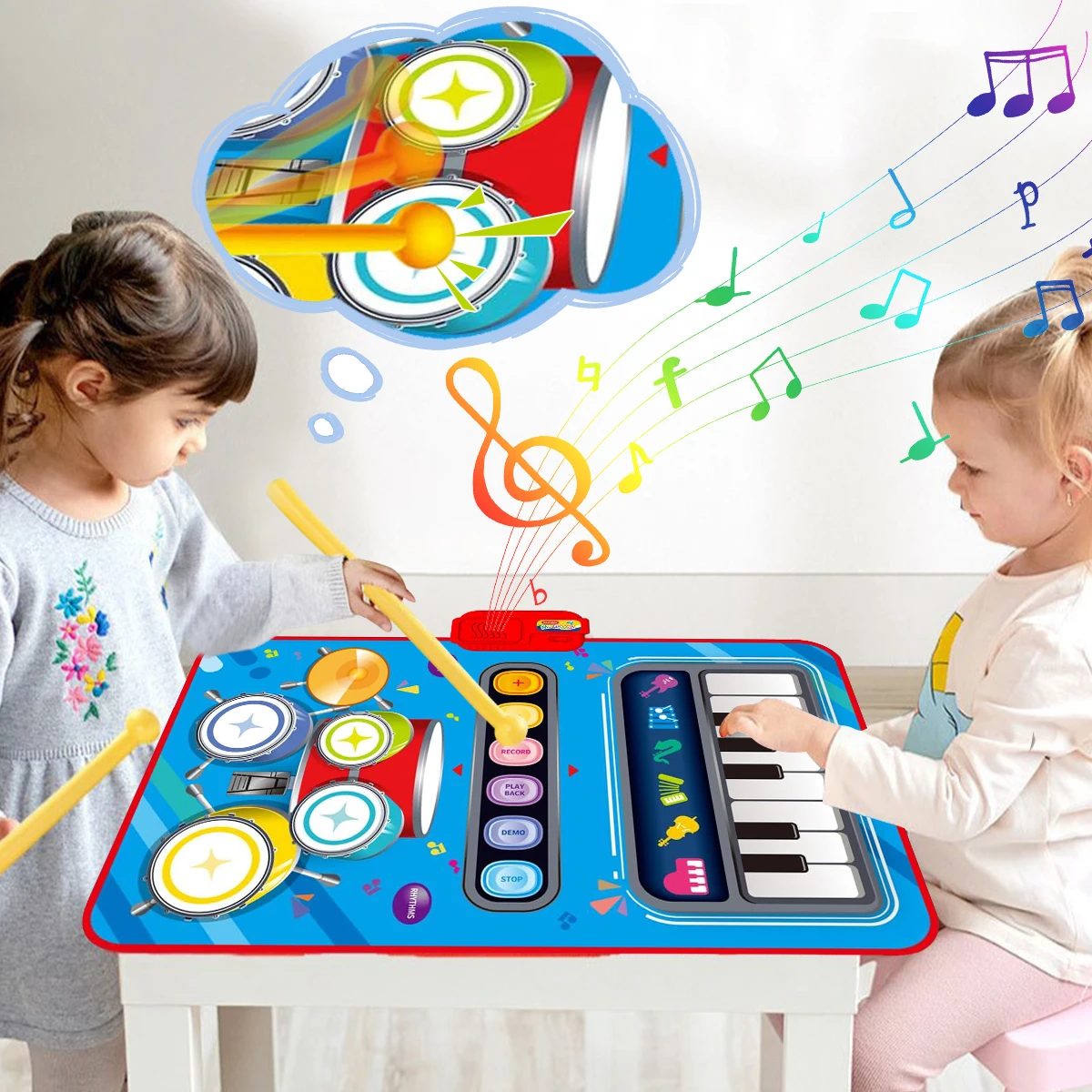 SoundPlay Mat - Tapis de jeu musical créatif pour enfants