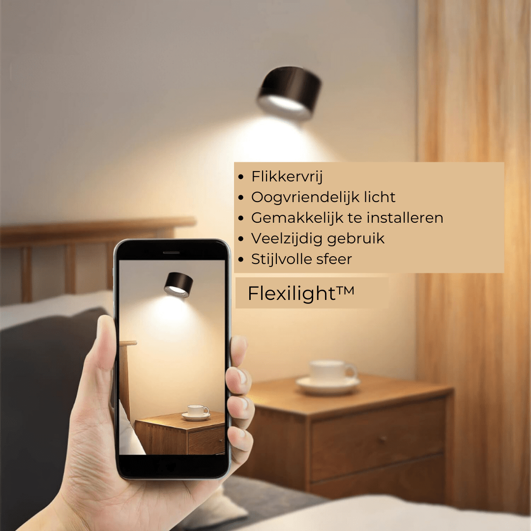 Lumiflex - Lumière murale sans fil 360°