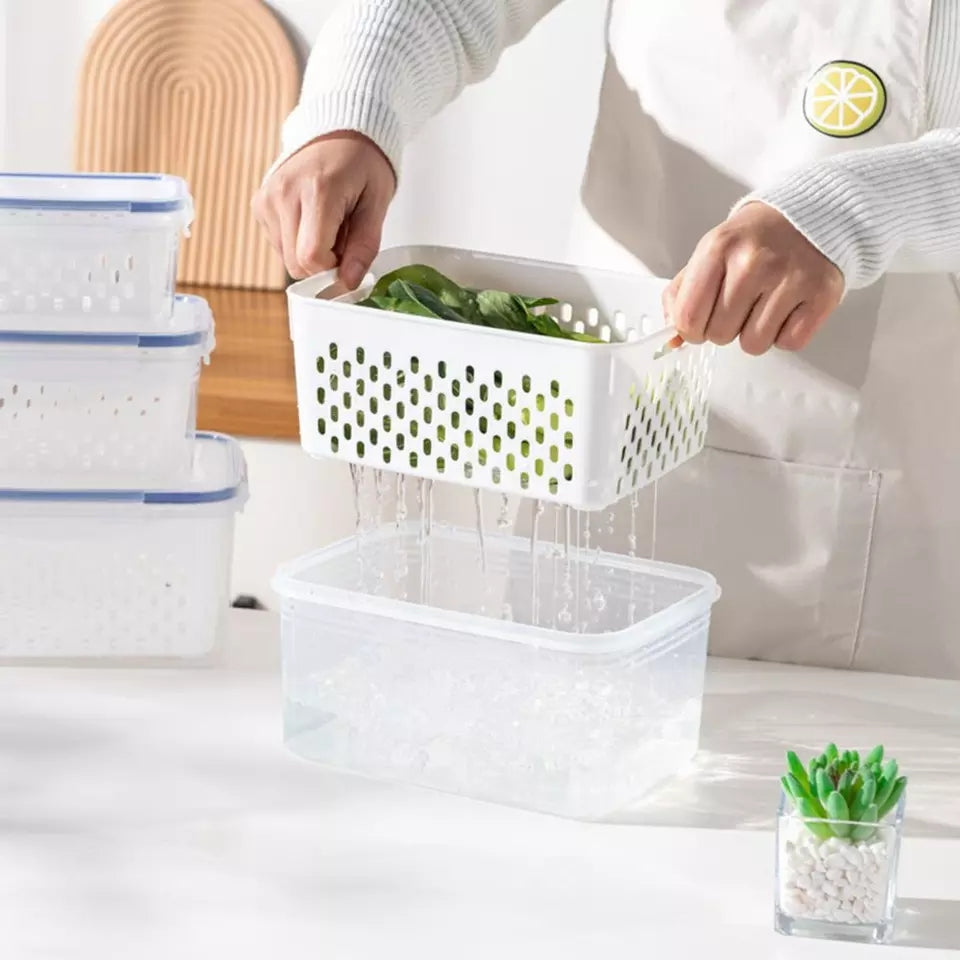 3 en 1 Récipients de Stockage Alimentaire Multifonctionnels