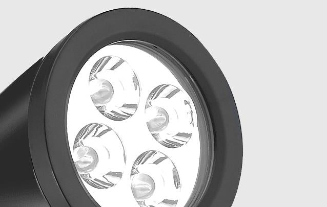 Floroux Solar LED Projecteur de jardin | Étanche | Solaire | Lumière chaude & froide