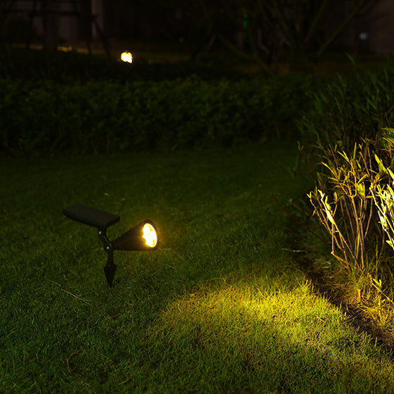 Floroux Solar LED Projecteur de jardin | Étanche | Solaire | Lumière chaude & froide