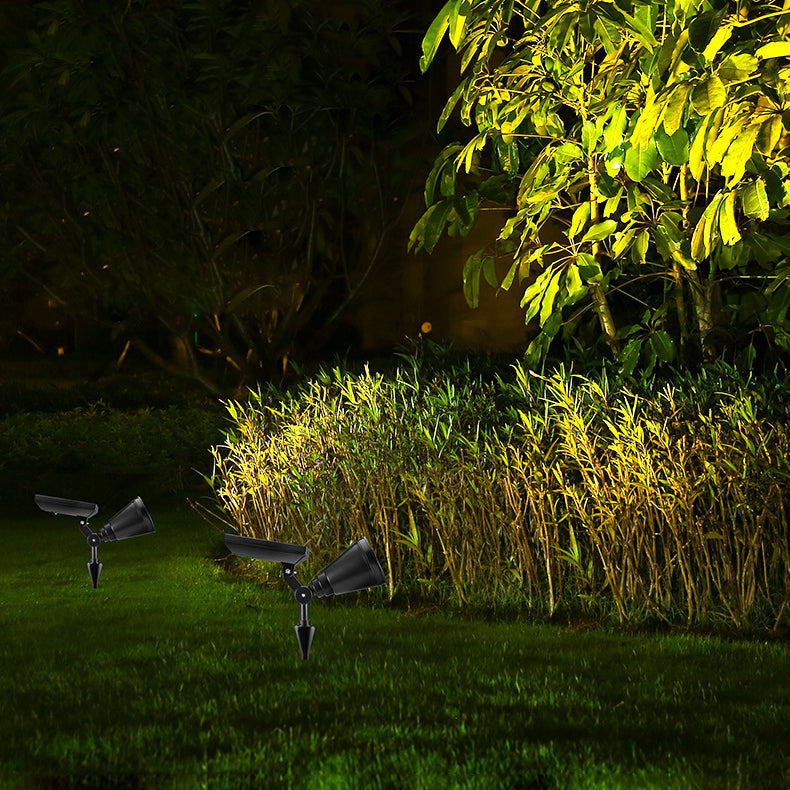 Floroux Solar LED Projecteur de jardin | Étanche | Solaire | Lumière chaude & froide