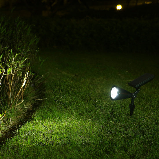 Floroux Solar LED Projecteur de jardin | Étanche | Solaire | Lumière chaude & froide