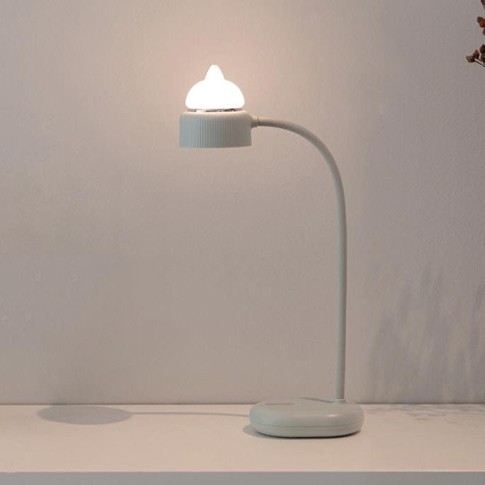 Floroux Lampe de Table LED | Design Oreilles de Chat | Amical pour les Yeux | Lampe Clip & Normale | Moderne & Créatif