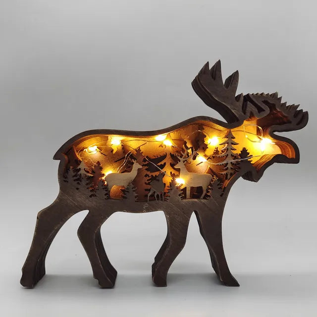 Floroux DIY Wood Decor | Elan & Bear | LED Crafts | Christmas Gift & Home Decor
