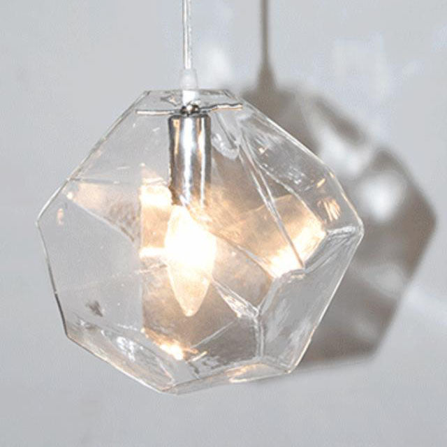Floroux Suspension Light | Modern Glass Design | Irregular Shape | Living Room Light