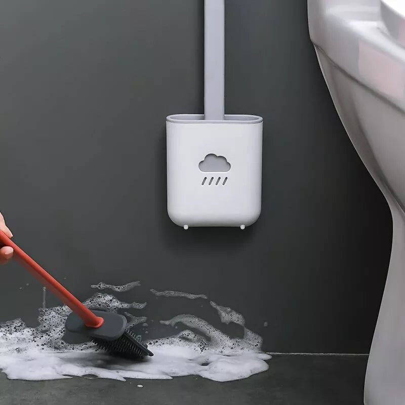 Brosse de toilette en silicone