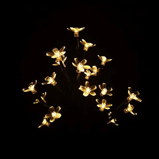 Floroux - Fleur de pêcher Solar-LEDs