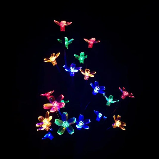 Floroux - Fleur de pêcher Solar-LEDs