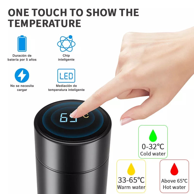 Thermos avec thermomètre