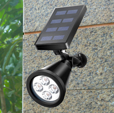 Floroux Solar LED Projecteur de jardin | Étanche | Solaire | Lumière chaude & froide
