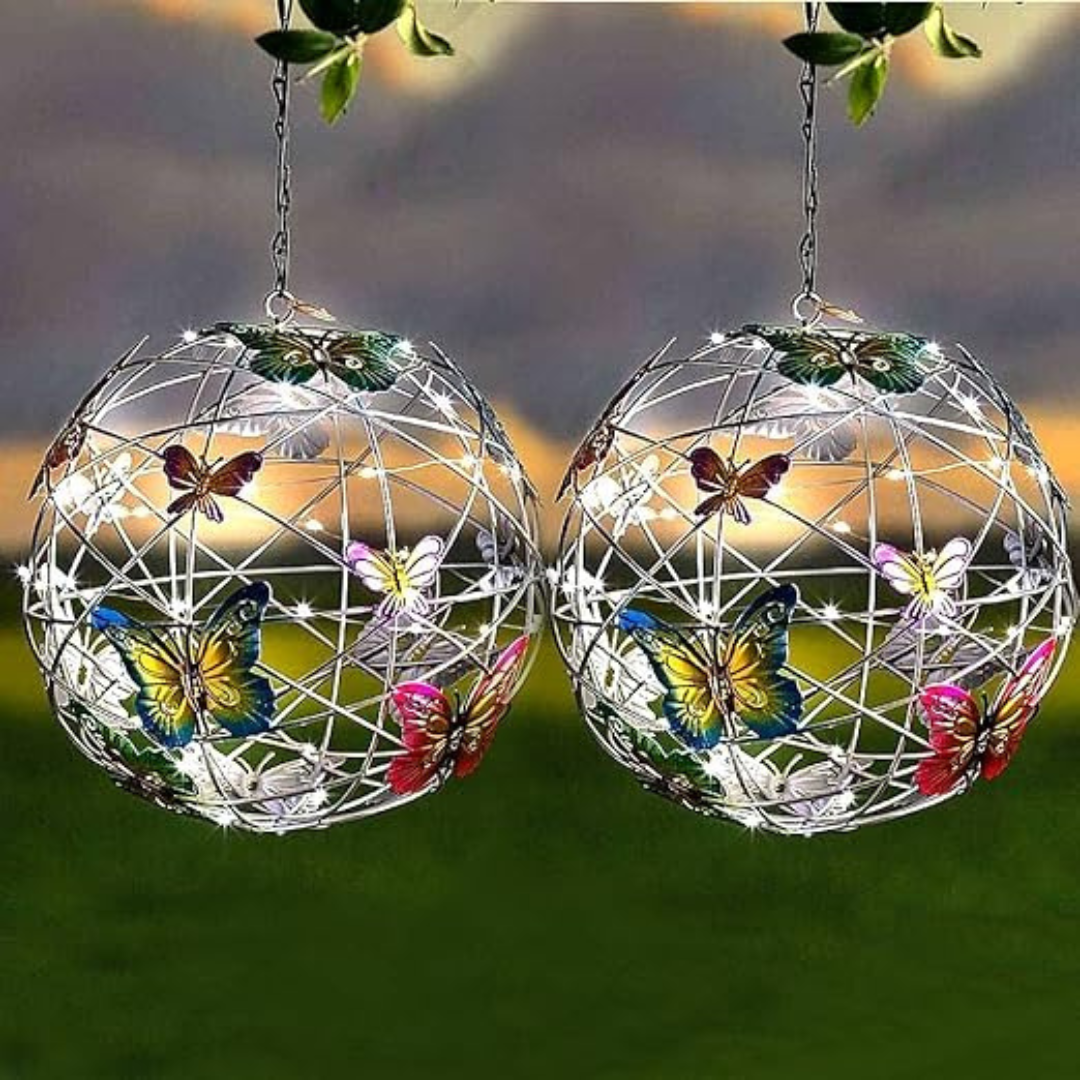 Floroux | Incroyables lampes à papillon résistantes aux intempéries