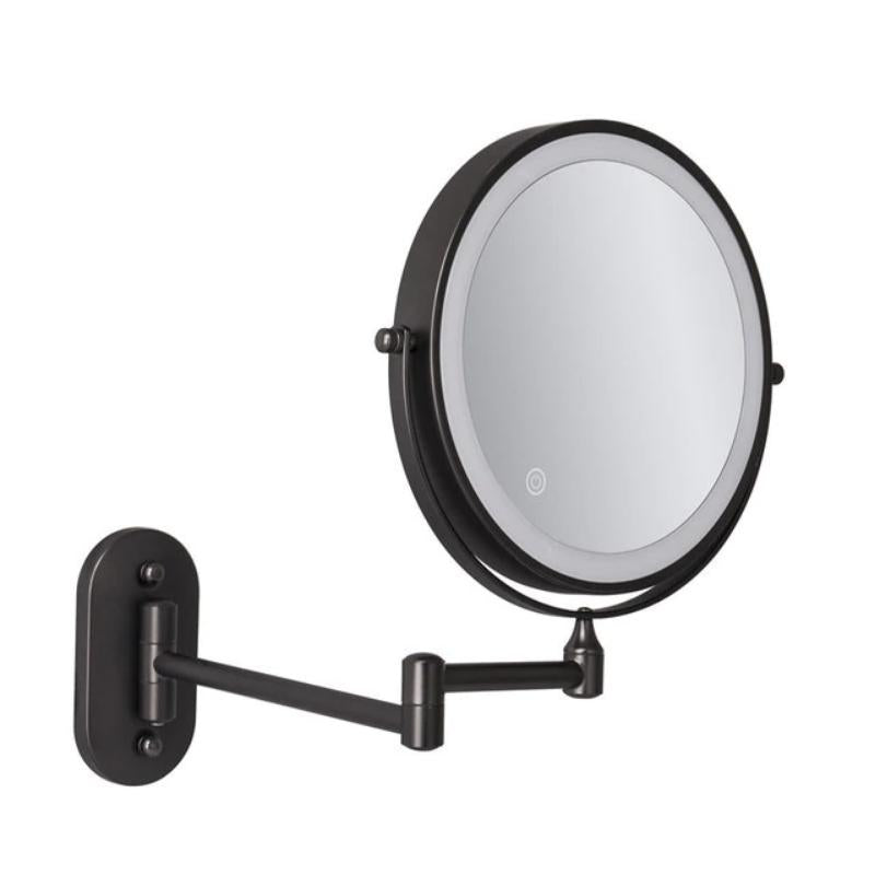 Miroir de maquillage grossissant LED rechargeable