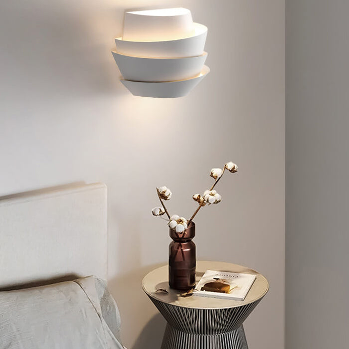 Floroux Lampe murale scandinave à double éclairage | Design moderne | Idéal pour le salon et la chambre