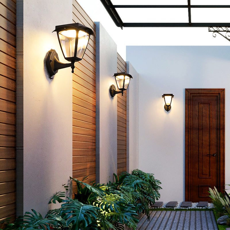 Floroux Lampadaire Solaire | Éclairage Extérieur LED | Alimenté par Solaire & Résistant aux Intempéries | Design Élégant