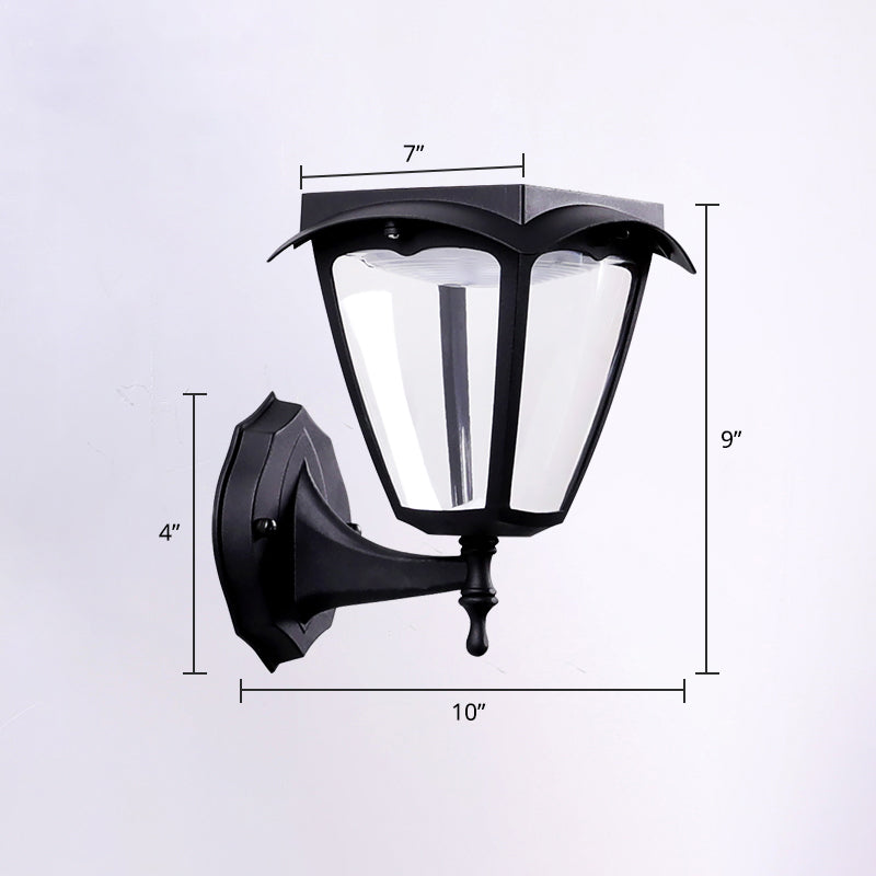 Floroux Lampadaire Solaire | Éclairage Extérieur LED | Alimenté par Solaire & Résistant aux Intempéries | Design Élégant