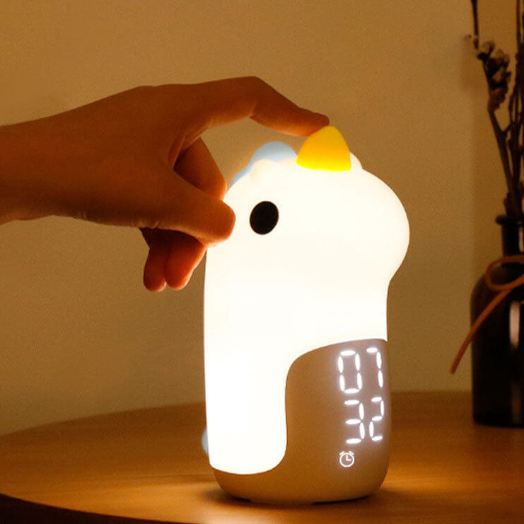 Minuterie de nuit licorne avec réveil