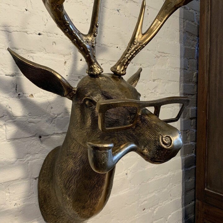 Animal Head Wall Decoration Floroux | Handmade | Unique Home Decor | Nature-Inspired Appearance