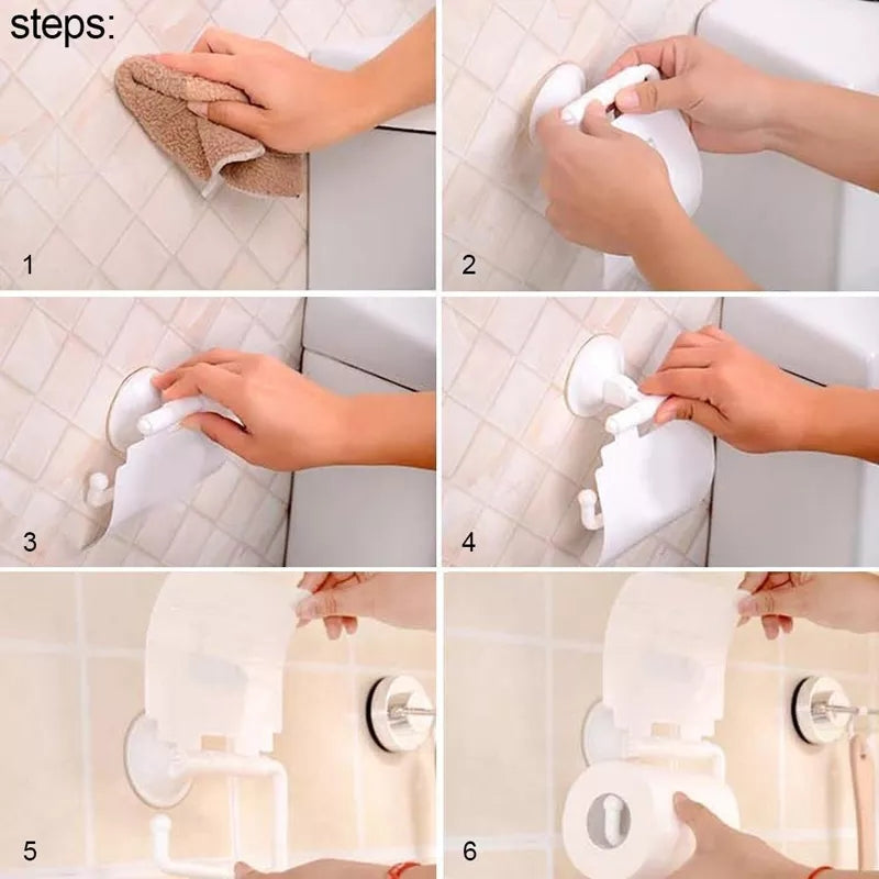 Distributeur de papier toilette mural avec couvercle