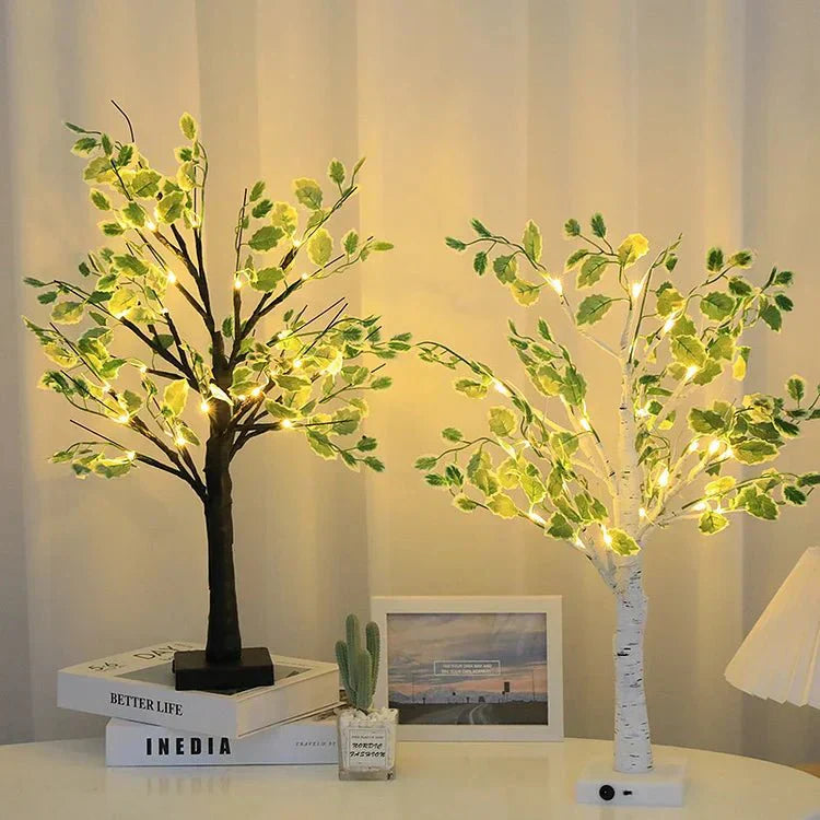 Floroux Feuilles Éclairage LED Arbre