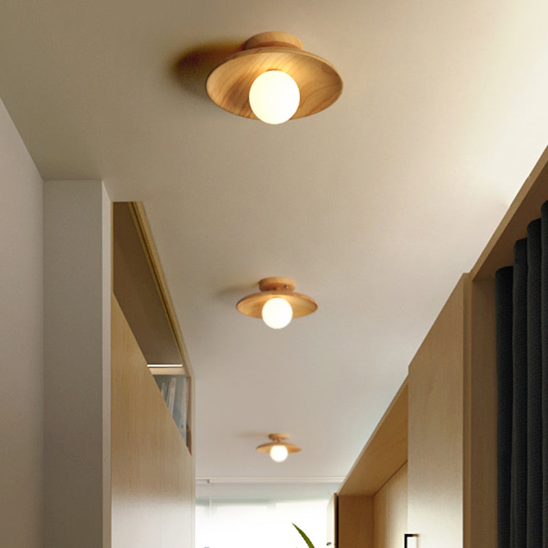 TimberGlow Plafonnier – Éclairage Moderne en Bois