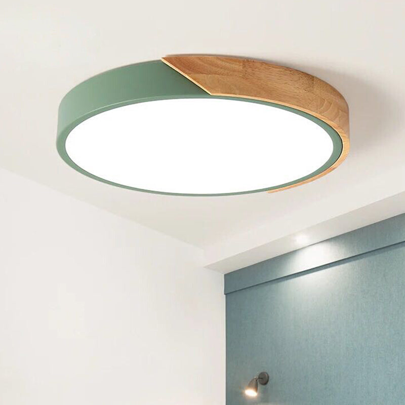 Floroux LED Plafonnier pour la chambre - Acrylique et métal Lampe encastrée ronde