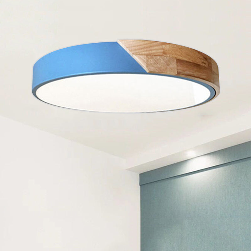 Floroux LED Plafonnier pour la chambre - Acrylique et métal Lampe encastrée ronde