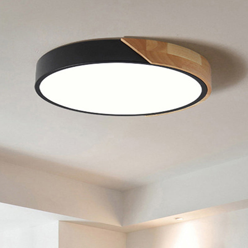 Floroux LED Plafonnier pour la chambre - Acrylique et métal Lampe encastrée ronde