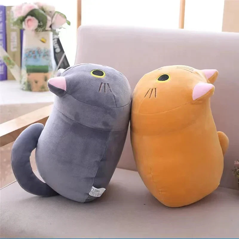 Floroux - Joli coussin en peluche pour enfants avec un design de chat