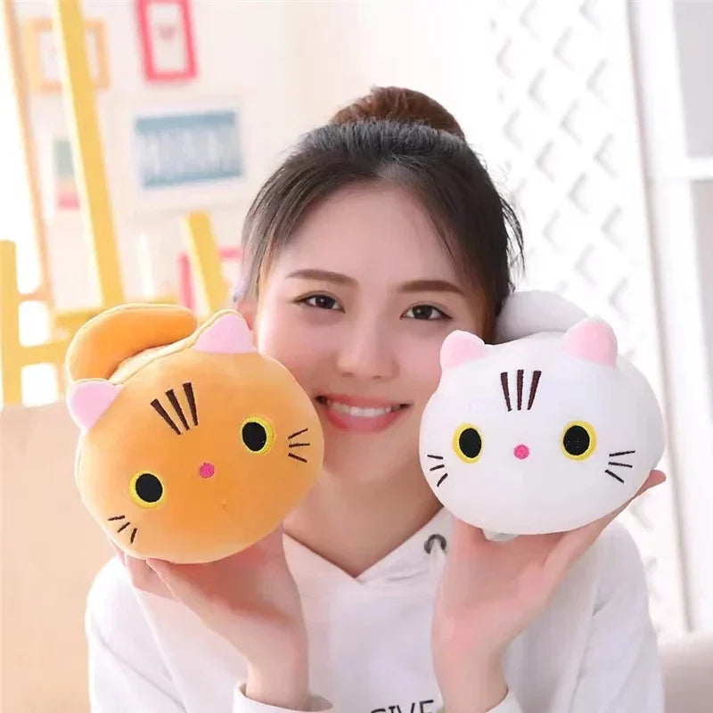 Floroux - Joli coussin en peluche pour enfants avec un design de chat