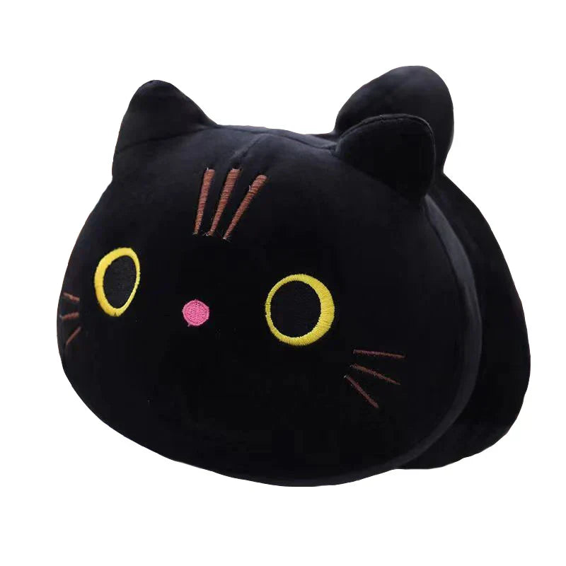 Floroux - Joli coussin en peluche pour enfants avec un design de chat