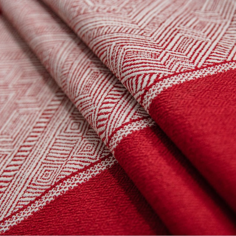 Napperon en jacquard géométrique carré