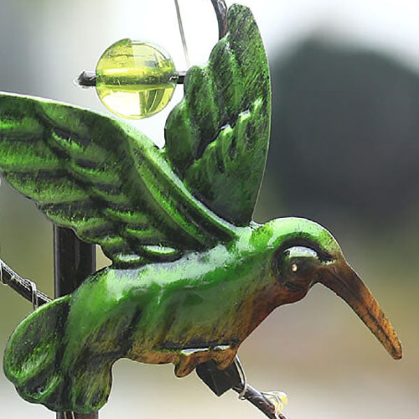 Floroux Solar Garden Lamp | Metal Design | Butterfly, Dragonfly, Hummingbird | Landscape Lighting
