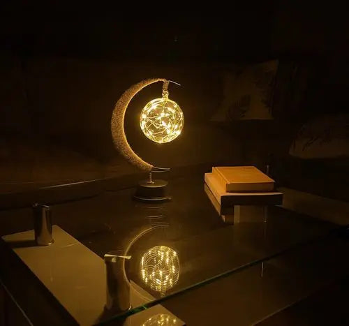 Floroux Lampe des Lunes Magiques | Lumière Ambiante LED | Design Imprimé en 3D | Éclairage Décoratif pour la Maison