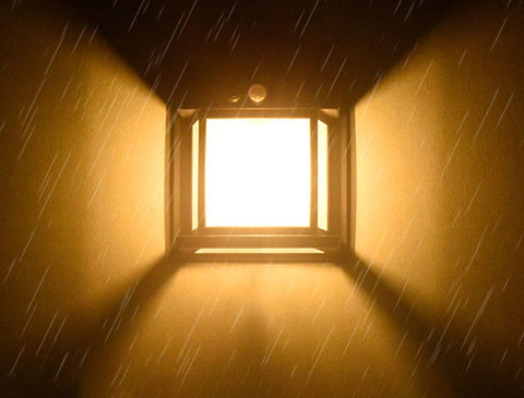 Floroux – Lampe extérieure en tungstène fonctionnant à l'énergie solaire