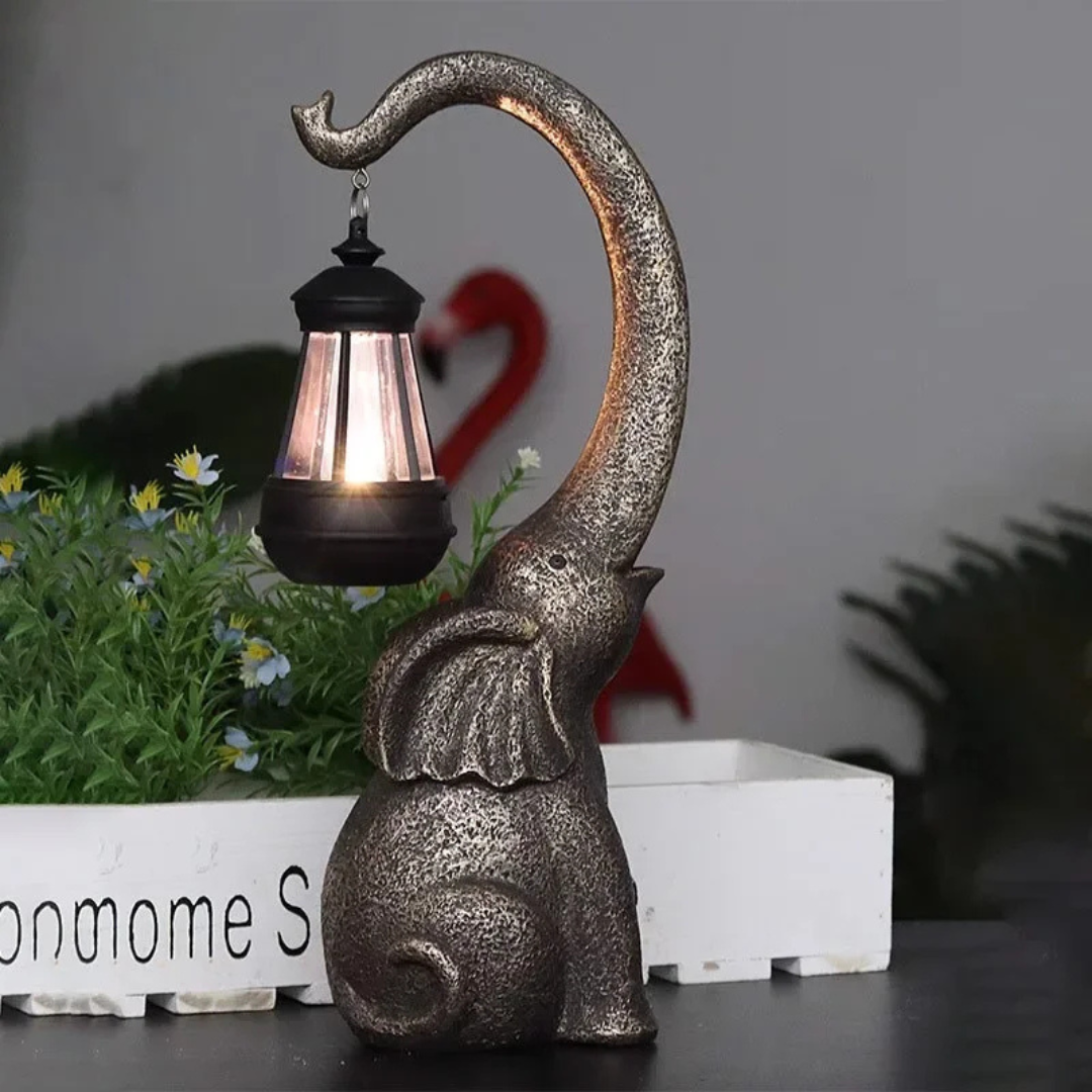 MagicElephant - Éclairage Solaire Enchanteur pour Jardin et Maison