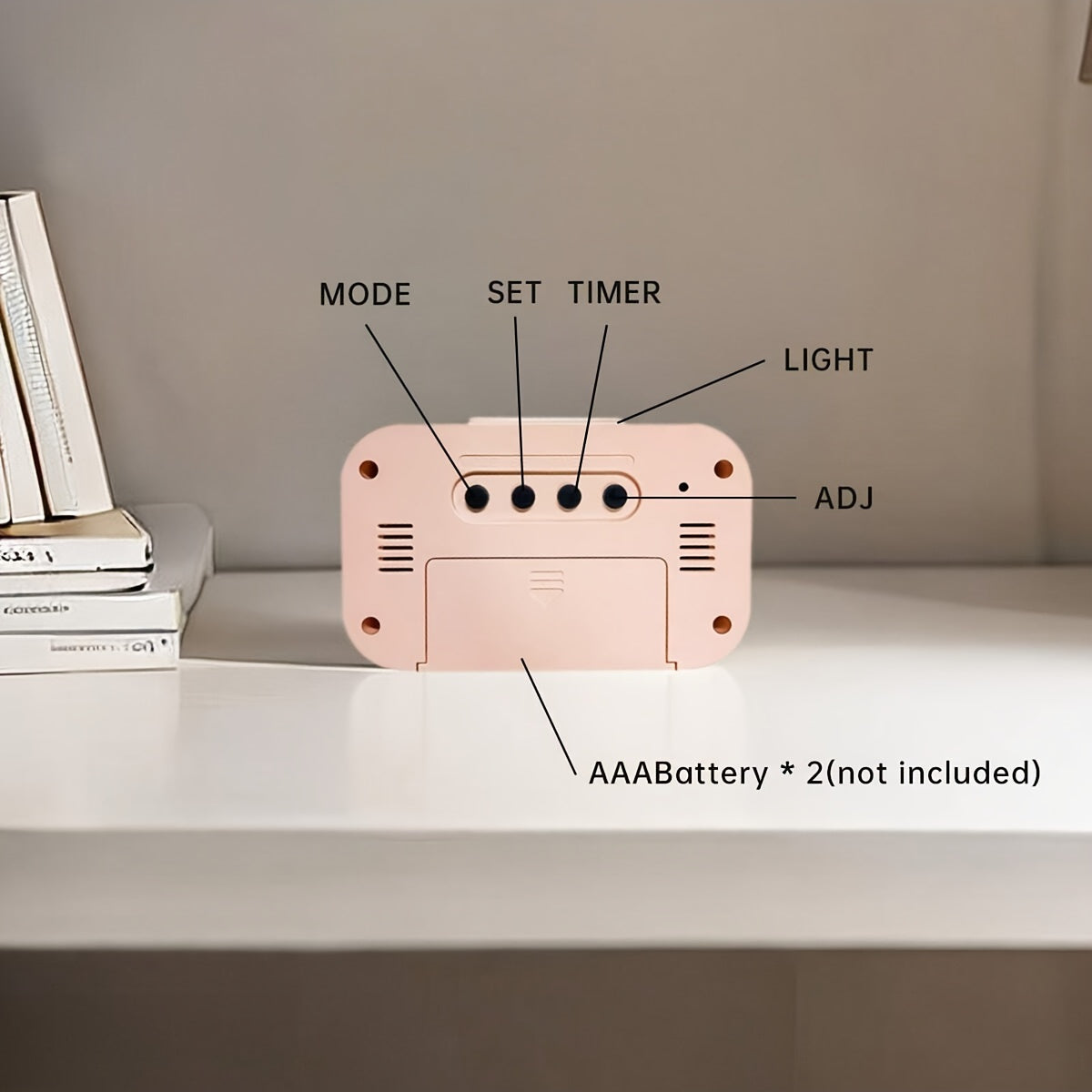 GlowClock - Réveil numérique élégant avec éclairage