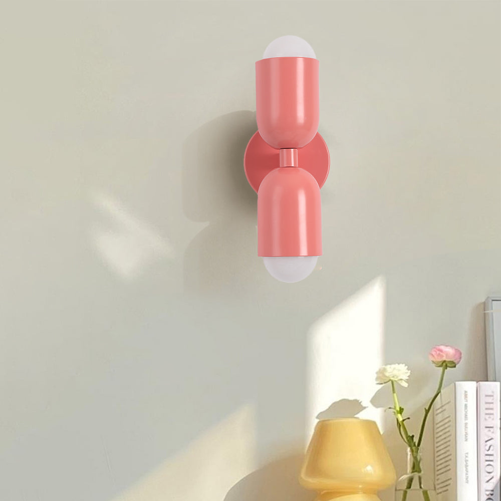 Applique Murale LED Morandi Moderne 2-flamme Noire Intérieur/Couloir Métal