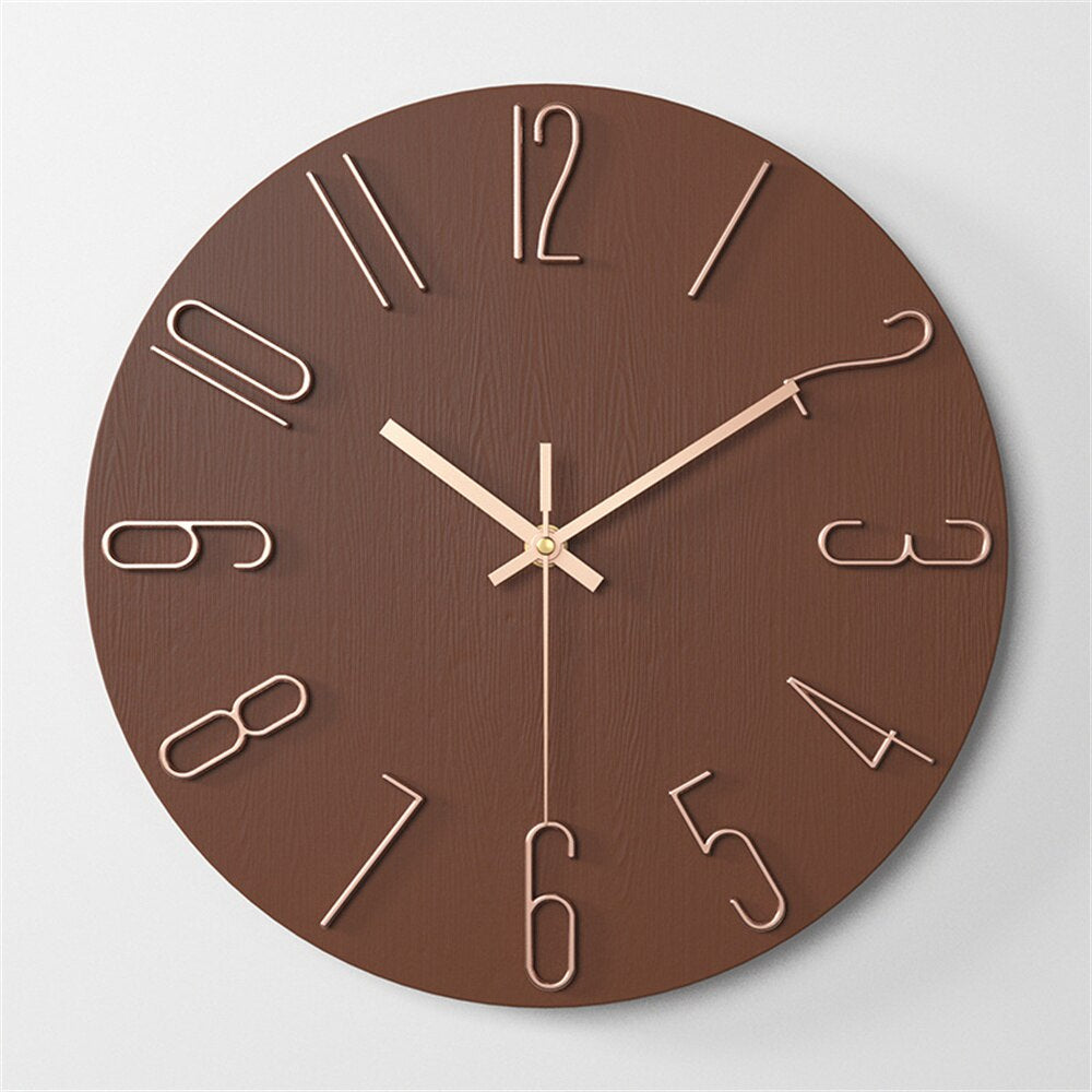 GlowTech – Horloge murale en plastique moderne