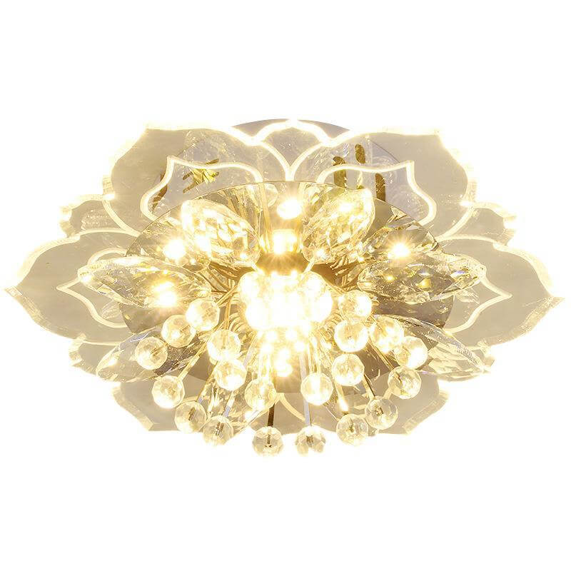 Floroux LED Crystal Ceiling Light | Flower Shape | Modern Design | Energy Saving | Decorative Lighting