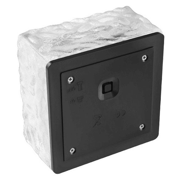 Floroux Solar LED Lumière Encastrée au Sol | Étanche | Effet Verre | Éclairage de Jardin en Plusieurs Couleurs