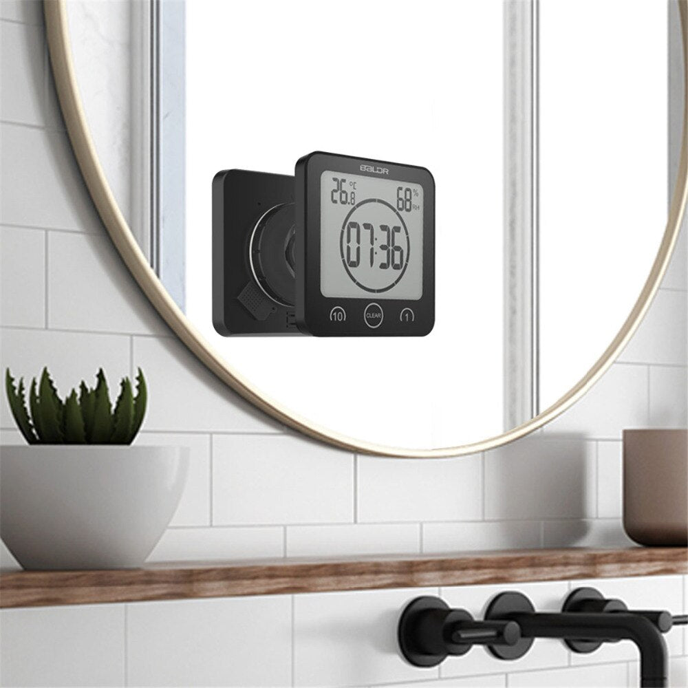 Horloge de douche étanche - Toujours à l'heure, même dans la salle de bain !